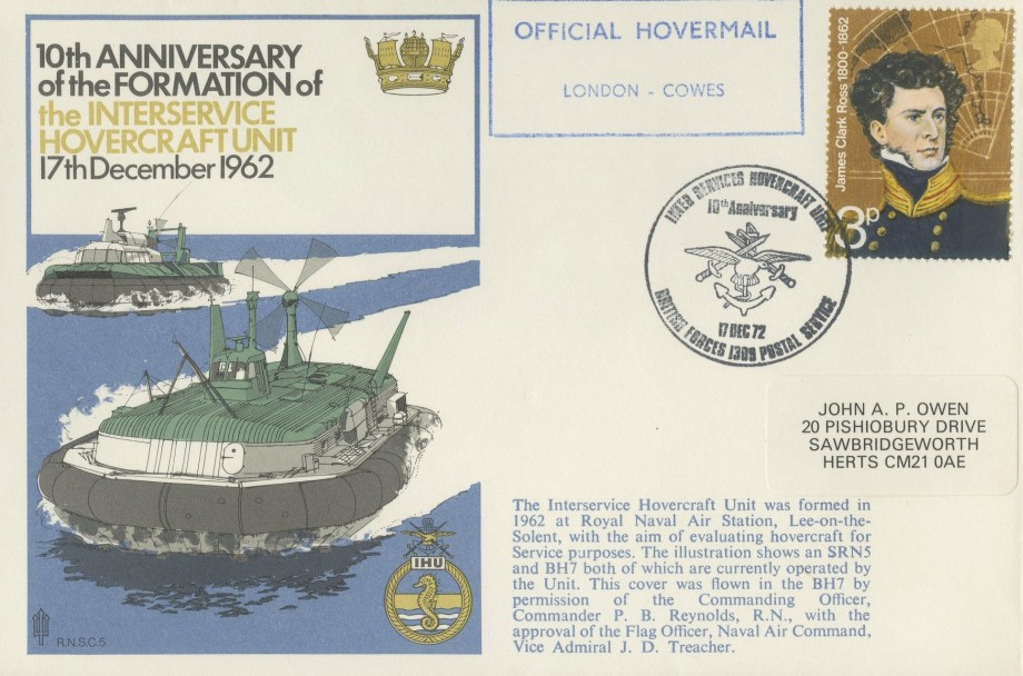 Interservice Hovercraft Unit cover