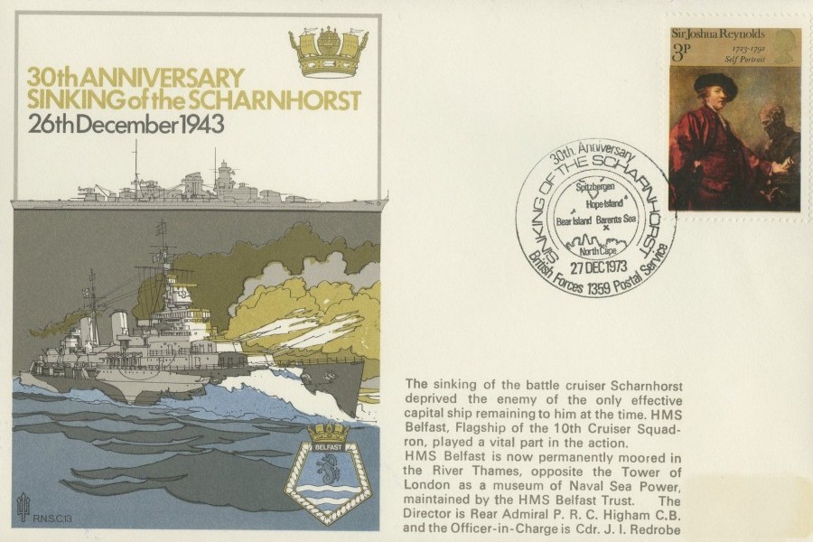 Sinking of the Scharnhorst cover
