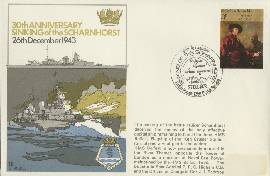 Sinking of the Scharnhorst cover