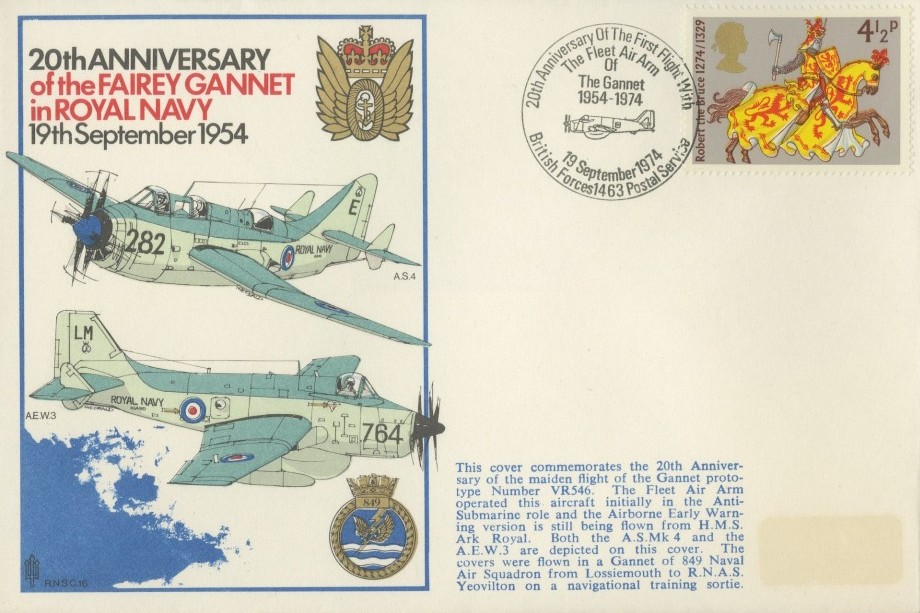 Fairey Gannet in the Royal Navy cover