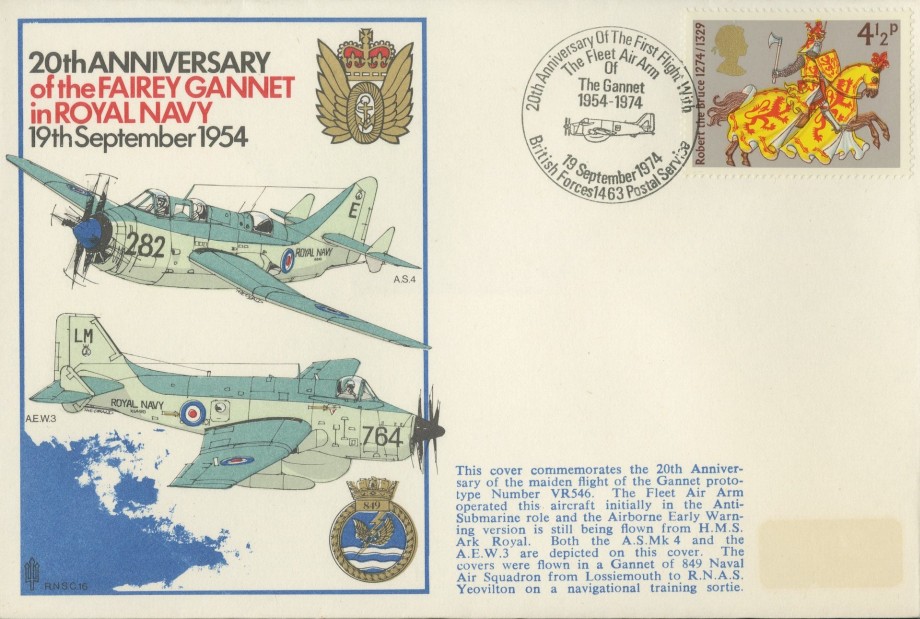 Fairey Gannet in the Royal Navy cover