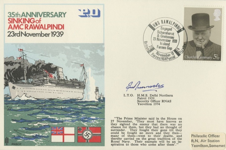 Sinking of the AMC Rawalpindi cover