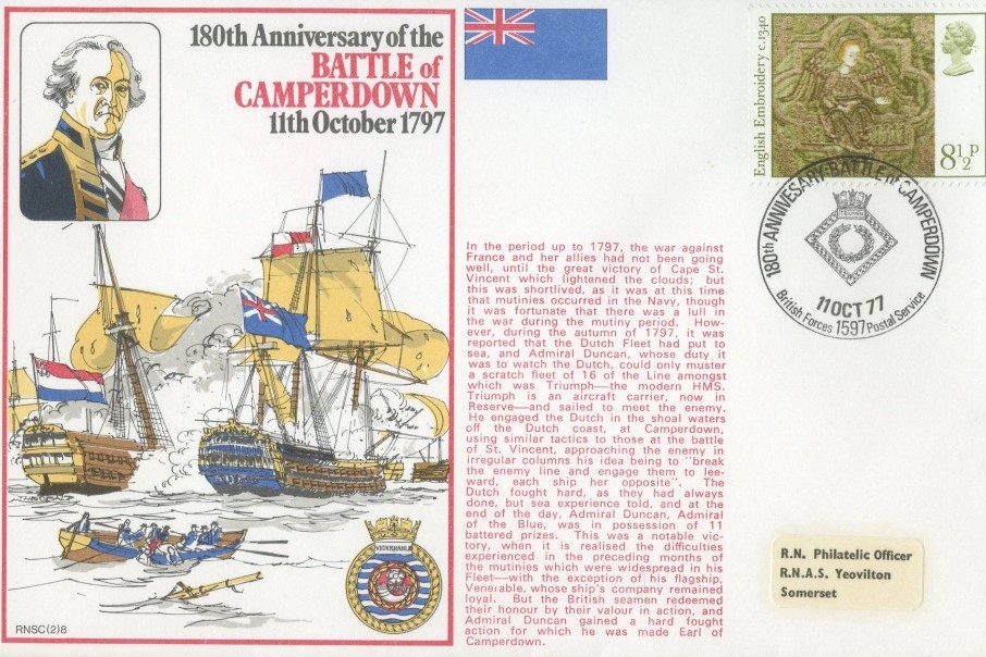 Battle of Camperdown 1797 cover