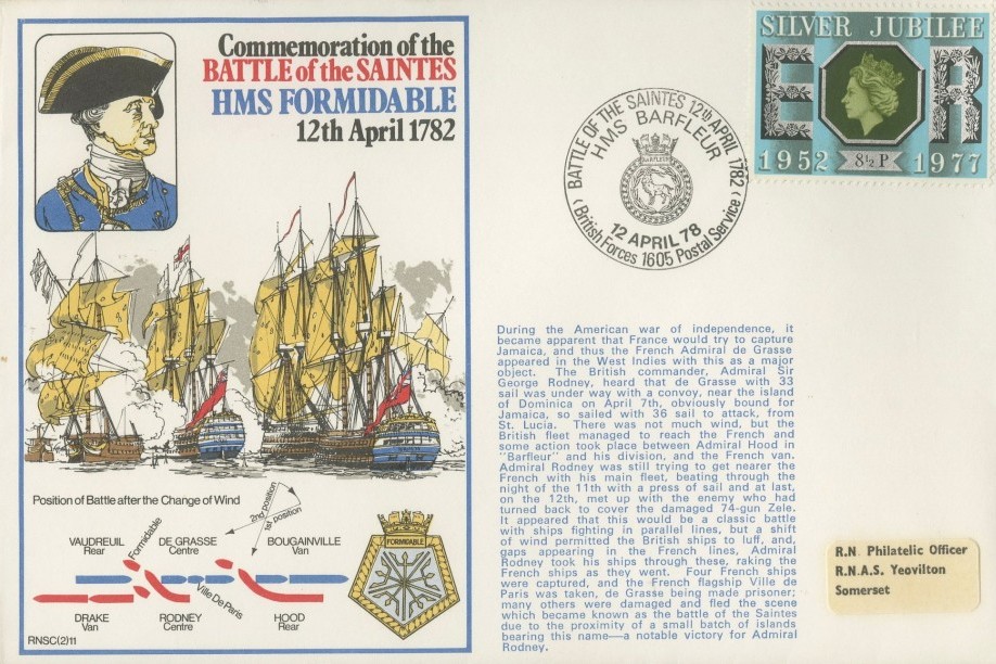 Battle of the Saintes 1782 cover
