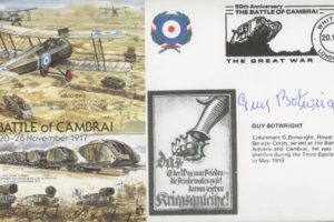 Battle of Cambrai cover Sgd G Botwright RASC