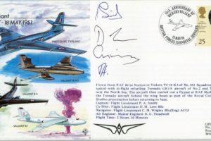 Vickers Valiant Cover Signed Crew