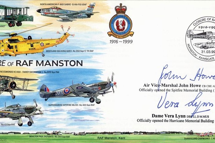 Closure of RAF Manston cover Sgd