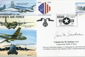 50th Anniversary of the USAF cover Sgd Jackson