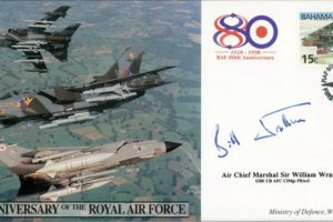 80th Anniversary of the RAF cover Sgd Bill Wratten