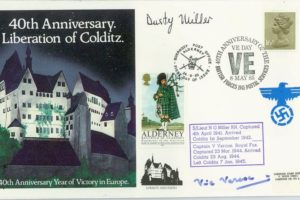 Colditz Cover Signed N Miller And V Vercoe