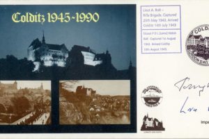 Colditz Cover Signed A Rolt And P Welch