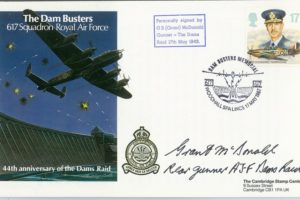 Dambusters 617 Squadron Cover Signed Grant McDonald