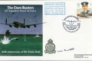 Dambusters 617 Squadron Cover Signed Len Sumpter Dams Raid