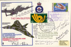 Dambusters 617 Squadron Cover Signed 5 Dambusters