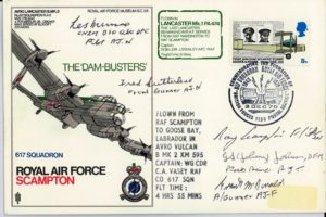 Dambusters 617 Squadron Cover Signed 5 Dambusters