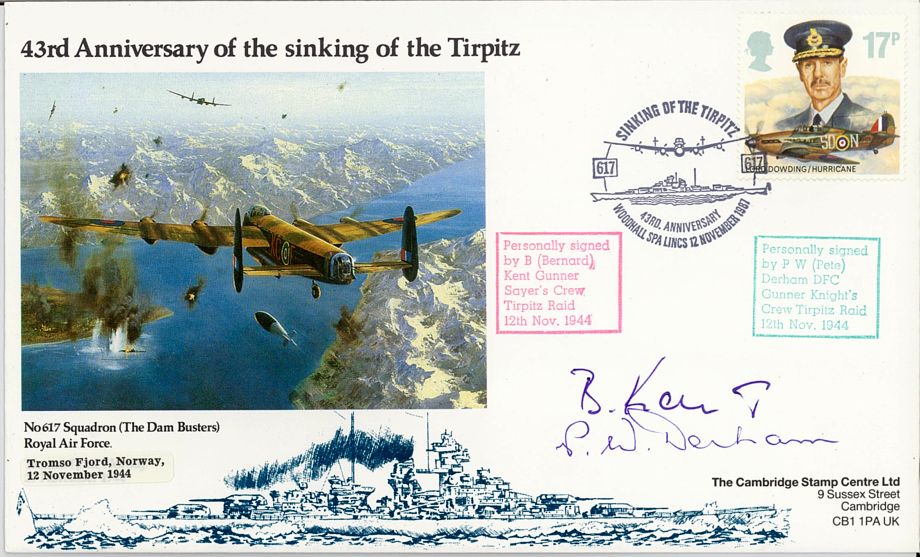 Operation Catechism Cover Tirpitz Signed Kent And Derham