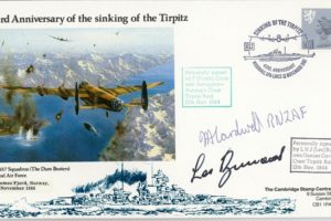 Operation Catechism Cover Tirpitz Signed Cardwell And Burrows