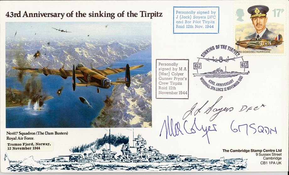 Operation Catechism Cover Tirpitz Signed J Sayers And M Colyer
