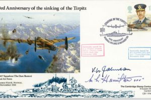 Operation Catechism Cover Tirpitz Signed V Johnson And M Hamilton