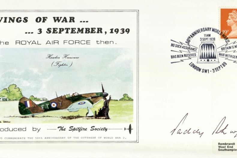 Battle of Britain cover Sgd Paddy Barthropp 602 Sq