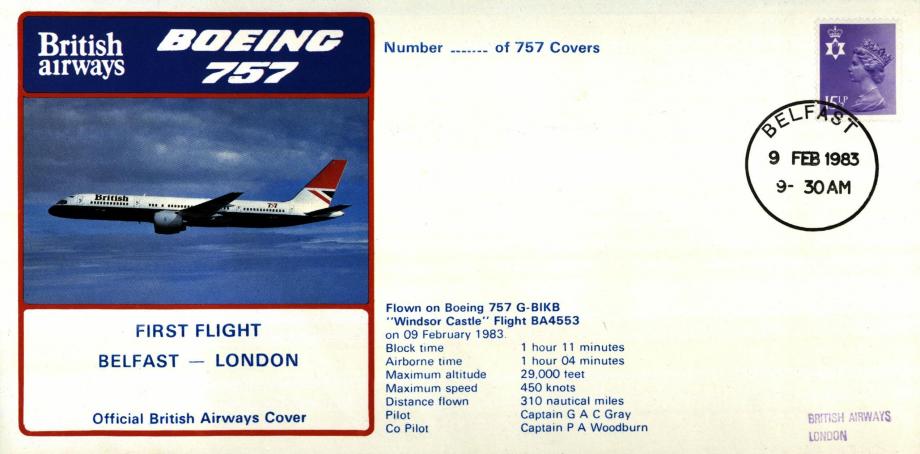 Boeing 757 cover