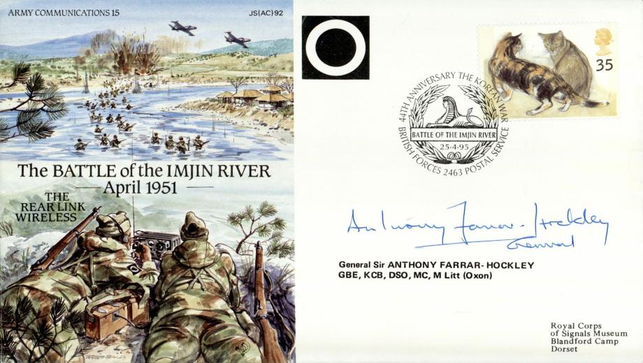 Battle of the Imjin River cover Sgd Gen Sir A Farrar-Hockley