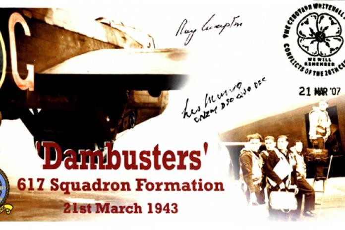 Dambusters 617 Squadron Cover Signed 2 Dambusters