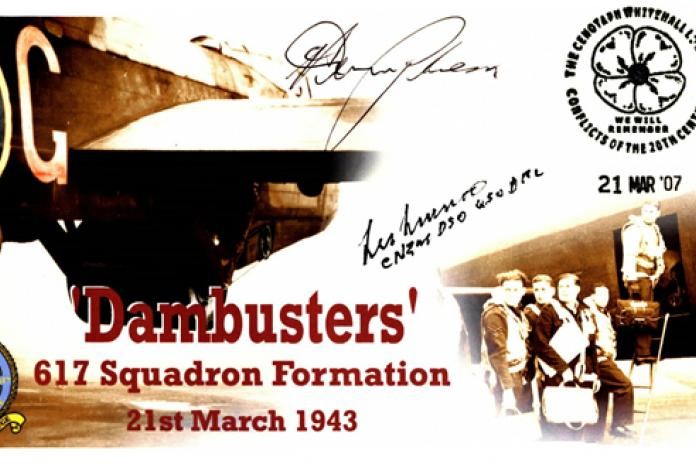 Dambusters 617 Squadron Cover Signed Les Munro