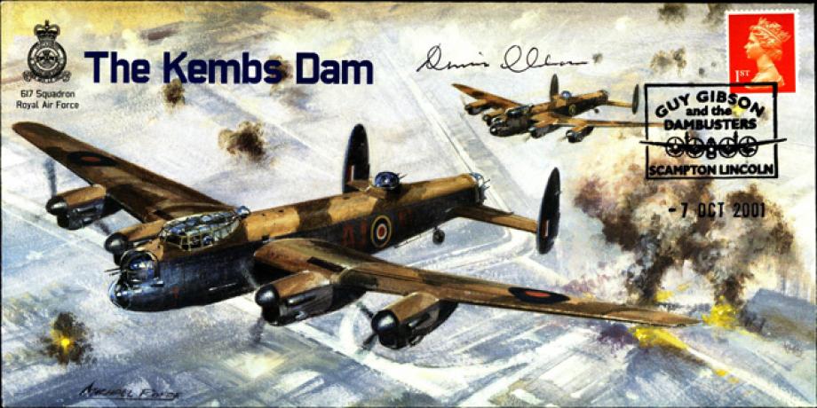 Dambusters 617 Squadron Cover Signed Denis Oldman