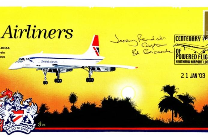 Concorde cover Sgd D J Randall