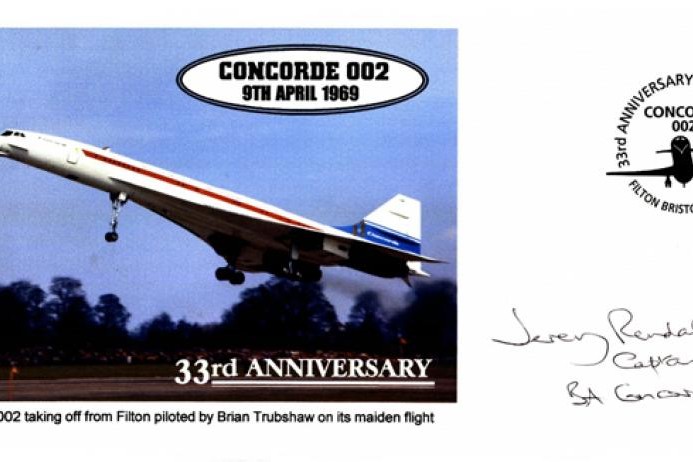 Concorde cover Sgd D Jeremy Randall