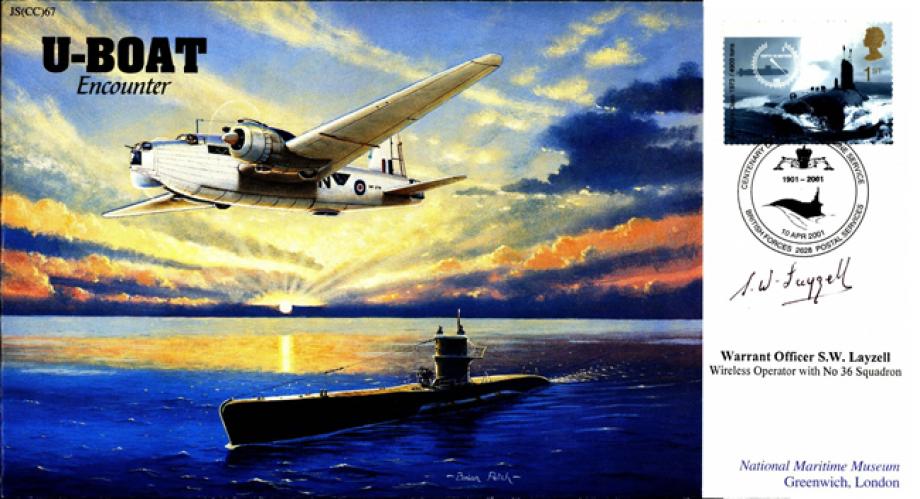 U - Boat Encounter cover Sgd S W Layzell 36 Sq