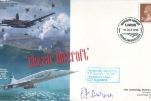 Lancaster Cover Signed P F Durose Of 617 Squadron