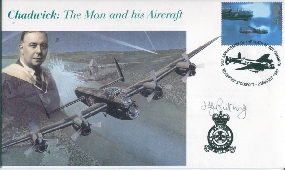 Dambusters 617 Squadron Cover Signed H J Riding