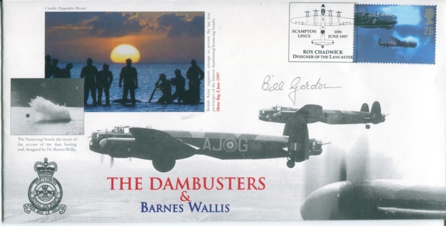 Dambusters 617 Squadron Cover Signed Bill Gordon Tirpitz 