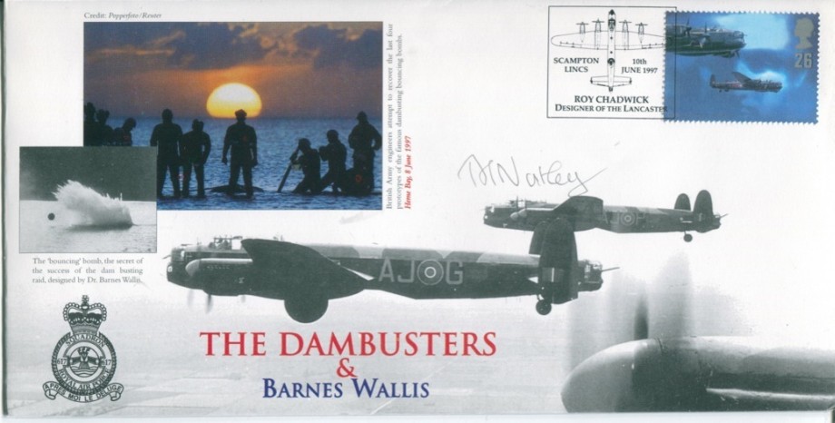 Dambusters 617 Squadron Cover Signed Tom Nutley Kembs Dam