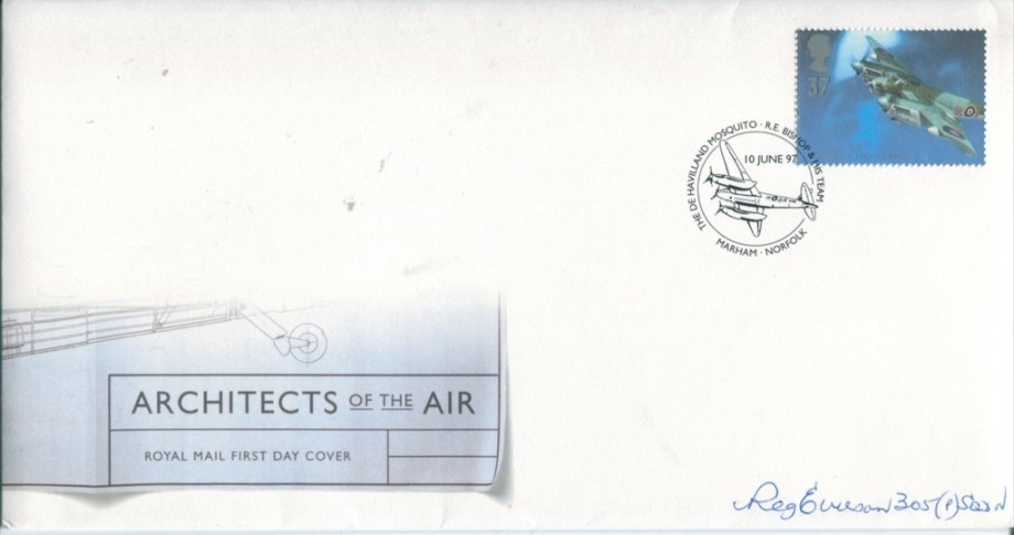 Architects of the Air FDC Sg by R W Everson a WW2 Mosquito pilot with 305 Sqn and 107 Sqn
