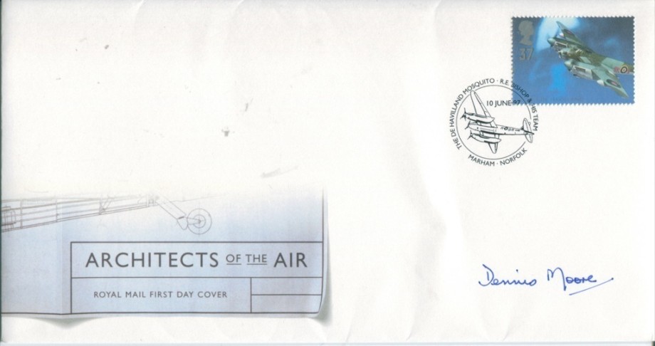 Architects of the Air - 10th June 1997 FDC Signed by Fl Lt D J Moore with 21 Squadron