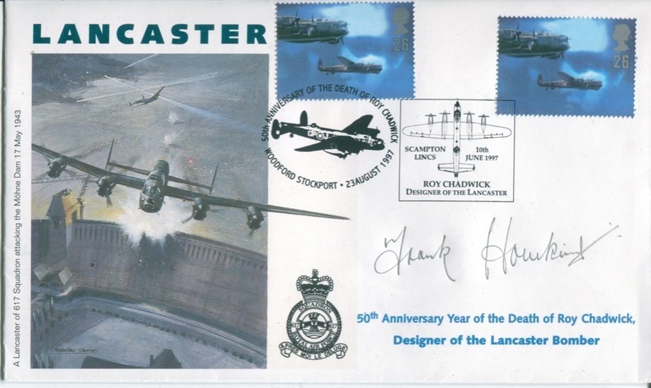 Dambusters 617 Squadron Cover Signed F E Howkins Tirpitz