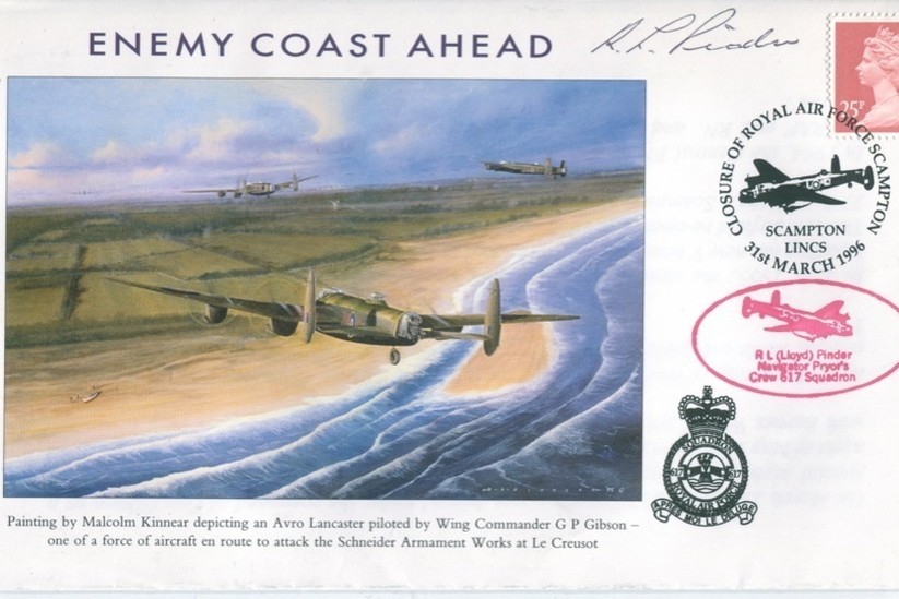 Dambusters 617 Squadron Cover Signed R L Lloyd Pinder