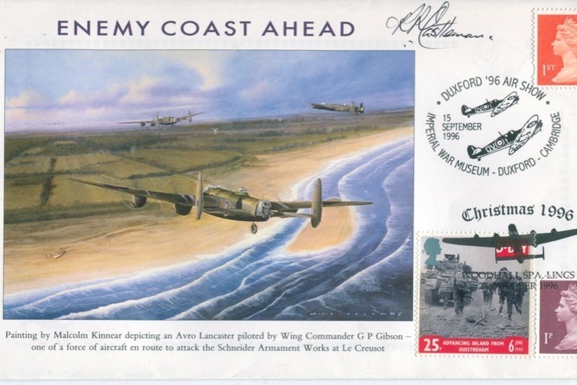 Dambusters 617 Squadron Cover Signed R P Castleman