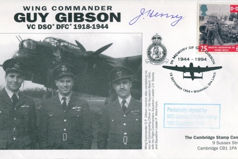 106 Squadron cover Sgd J C Henry of 106 Sq