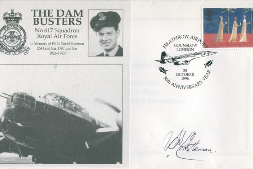 Dambusters 617 Squadron Cover Signed R Castleman