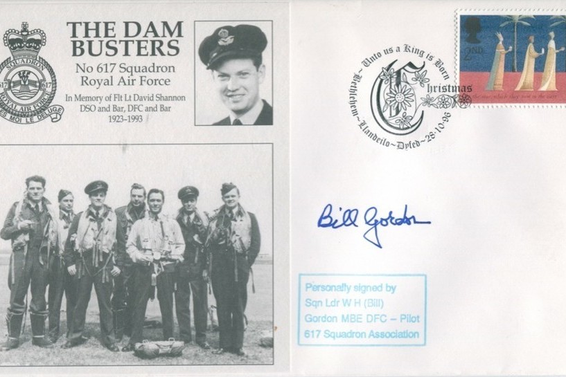 Dambusters 617 Squadron Cover Signed Bill Gordon