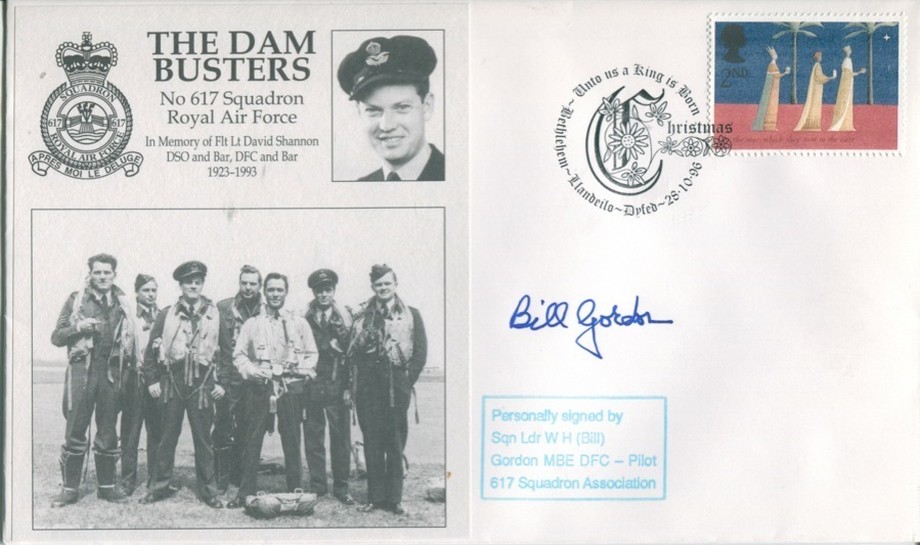 Dambusters 617 Squadron Cover Signed Bill Gordon