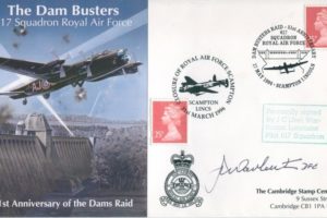 Dambusters 617 Squadron Cover Signed Joe Warburton Tirpitz