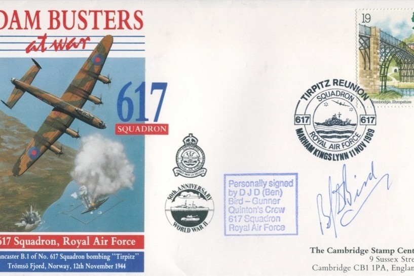 Dambusters 617 Squadron Signed Ben Bird Tirpitz Cover