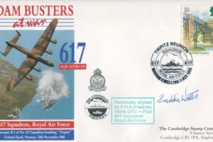 Dambusters 617 Squadron Signed Freddie Watts Tirpitz cover