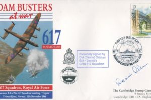 Dambusters 617 Squadron Cover Signed Dennis Oldman Tirpitz