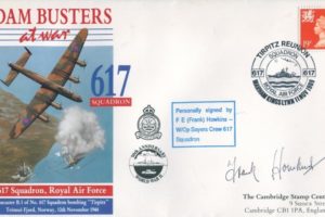 Dambusters 617 Squadron Cover Signed Frank Howkins Tirpitz